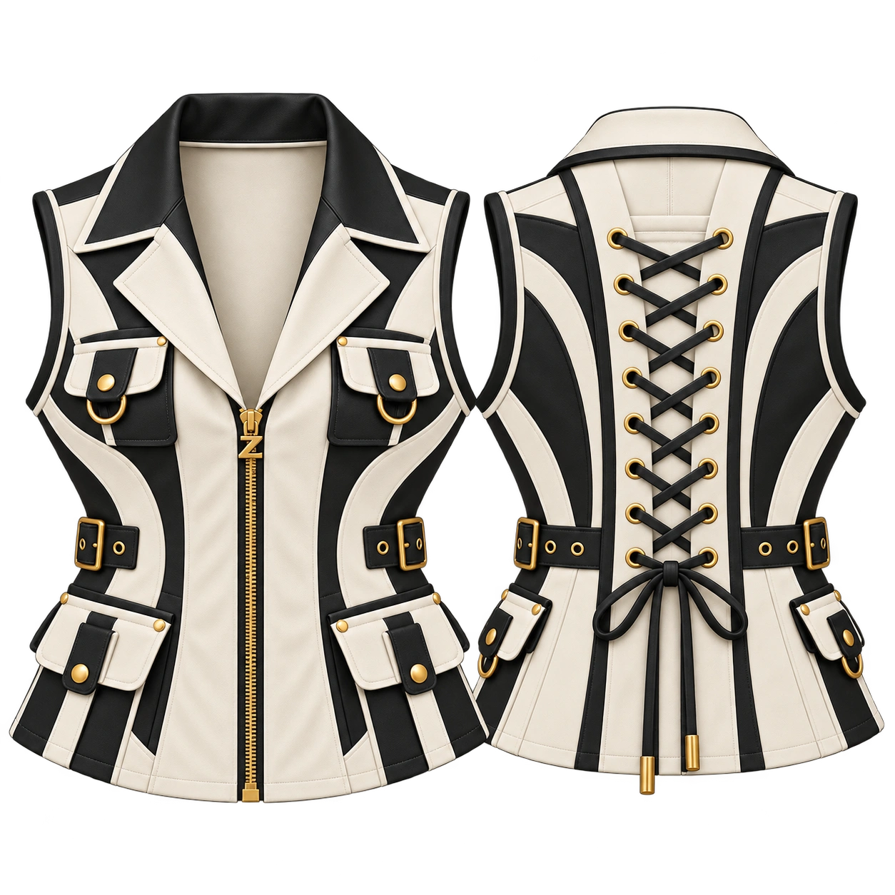 ZenoZzz Utility Corset Vest